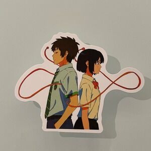 5/$10 Waterproof Vinyl Sticker - Your Name Minimalist Taki And Mitsuha